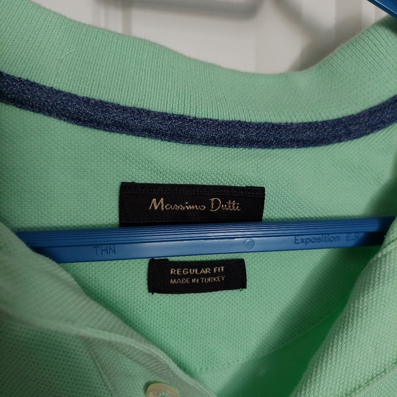 Massimo Dutti - Men's Large Polo Shirt - Picture 3 of 4